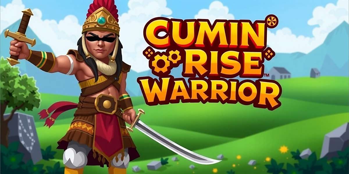 Cumin Rise Warrior game cover showing a warrior in traditional Indian attire holding a sword