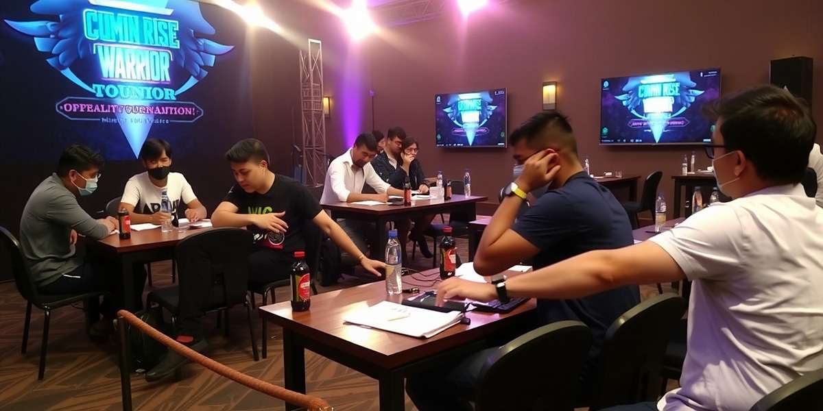 Cumin Rise Warrior tournament event in Mumbai with players competing on stage